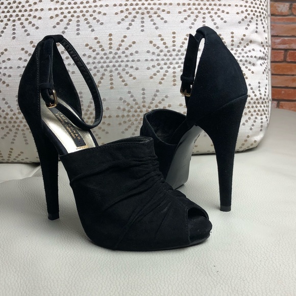 Zara Shoes - ZARA black suede heels